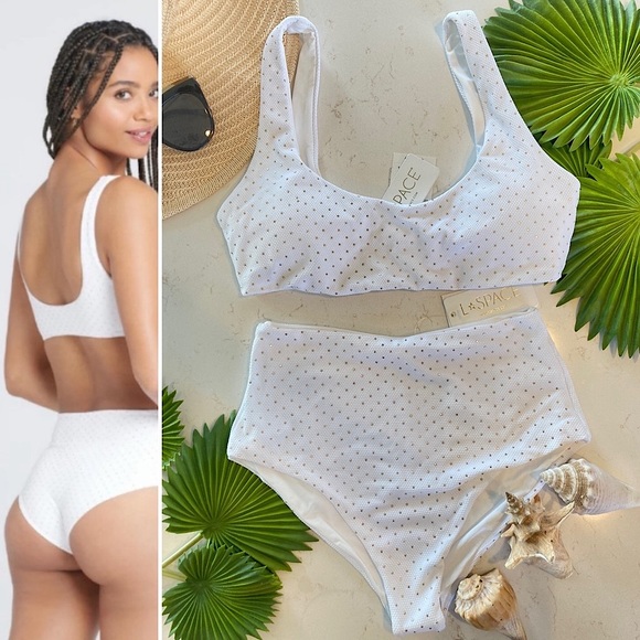 l*space Other - L*SPACE Set - Gold Studded Lizzie Bralette Bikini Top & Portia Classic Bottoms M